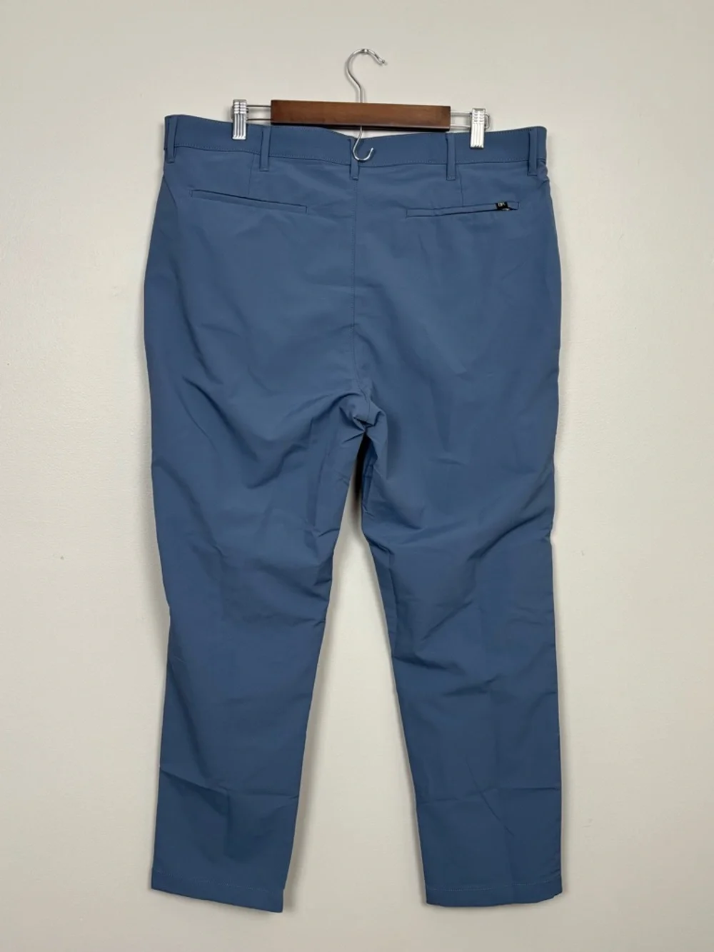 Banana Republic Pants Mens 38x29 Blue Slim Flat Front Golf Business Casual Sport